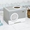 Cat Litter Box Full Semi-enclosed  Top in Toilet  Oversized Deodorant Cat Basin
