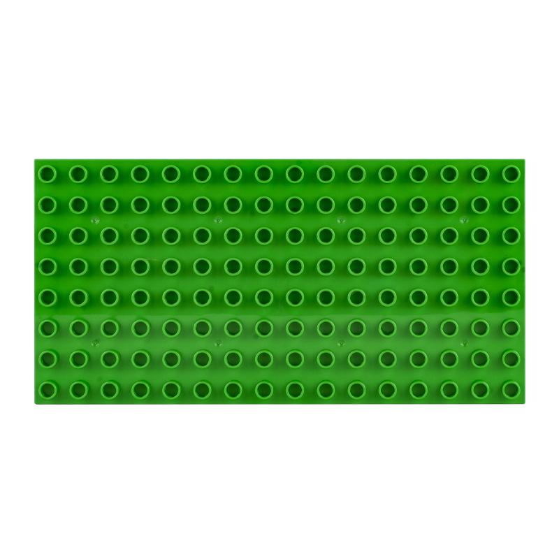

8x16 Dots Building Block Set BasePlates for Big Size Block Bricks Plate Assembly Two-sided Base Plate Compatible with Duplo Block Bricks