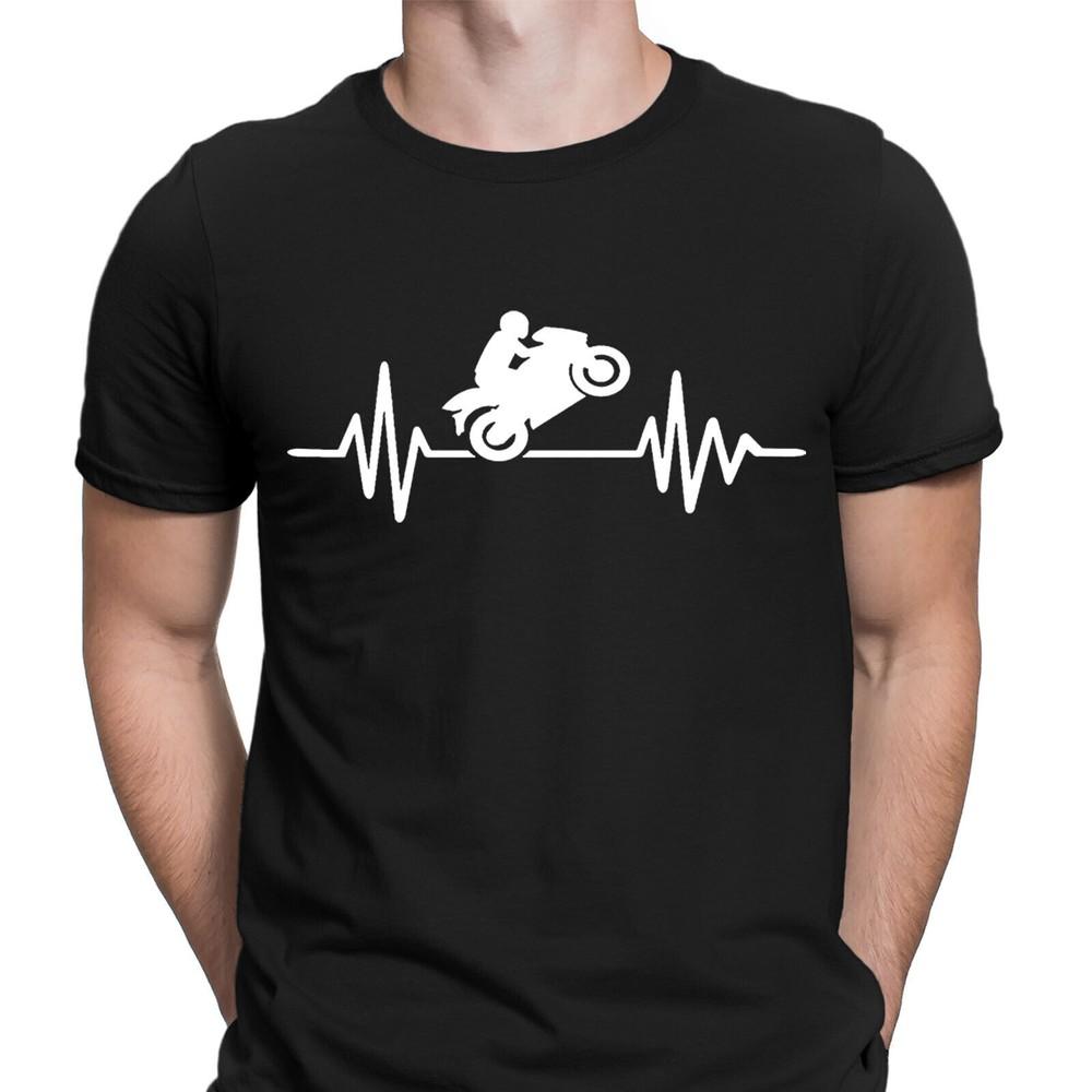 Motorbike Motorcycle Bike Rider Biking Club Gift Funny Mens T-Shirts Tee Top DNE