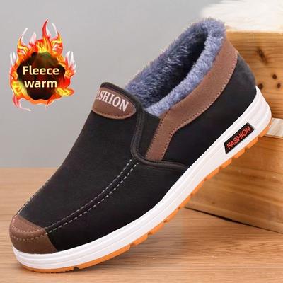 2025 Alte Pekinger Stoffschuhe Lässige Baumwollschuhe Mittelalterliche Baumwollschuhe Warm und Bequem Herrenschuhe