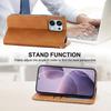 Wallet Case For Oppo F31 5G/A6 Pro 5G/A6 Pro 4G Calf Texture PU Leather Phone Cover with Wrist Strap