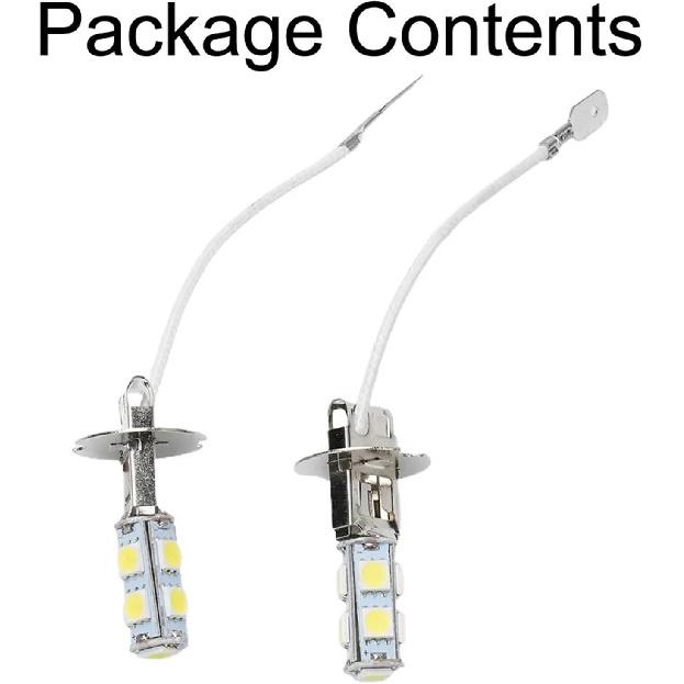 

[Замена] Светодиодная лампа 360 градусов 9 светодиодов для светодиодных фонарей H3 6 В, сменные светодиодные лампы H3, противотуманная фара, ДХО, лампа для вождения