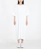 Row To Row Wrd030 Fine Cotton Boxy Fit Tee Dress (Cotton White)