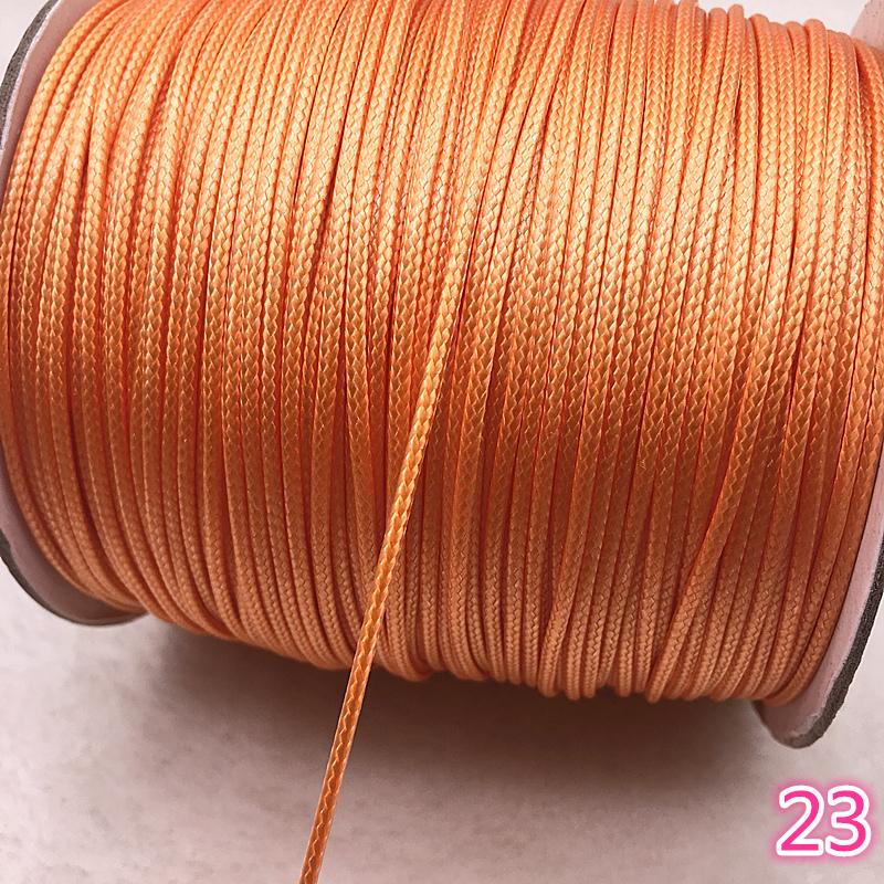 10 Meters 1mm 1.5mm Waxed Cotton Cord Waxed Thread Cord String Strap Necklace Rope Bead for Jewelry Making DIY Bracelet Necklace