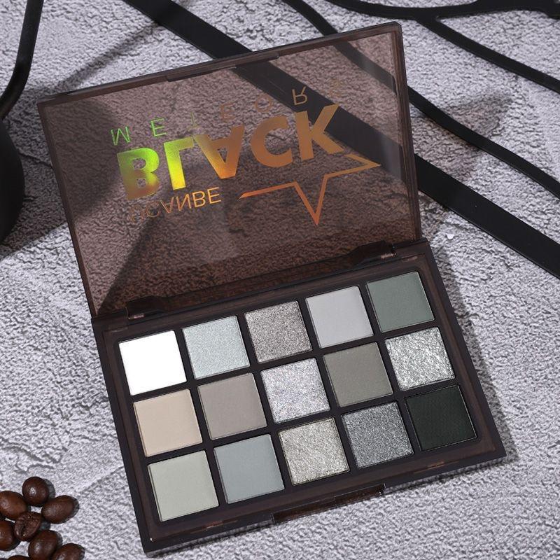 UCANBE 15 Shades Eyeshadow Palette Shimmer Glitter Matte Matellic Eye Shadow Makeup Palette