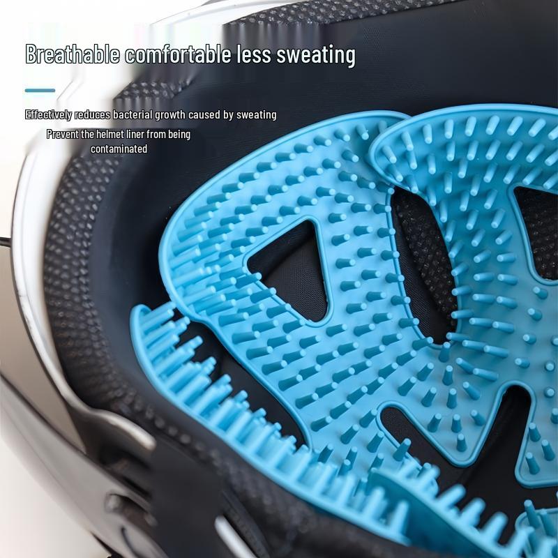 Universal Silicone Cycling Helmet Liner: Breathable, Anti-Odor, Hair-Friendly, Free Shipping