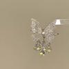 Women Elegant Hair Accessory Spirit Butterfly One Vibration Butterfly Pendant Duckbill Clip Super Fairy Side Hairpin