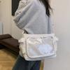 Clear Badge Display Shoulder Bag PVC Crossbody Bag Transparent Pocket Itabag Goods Display