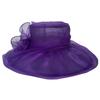 Women's Organza Wide Sun Hat Foldable UV Beach Hat