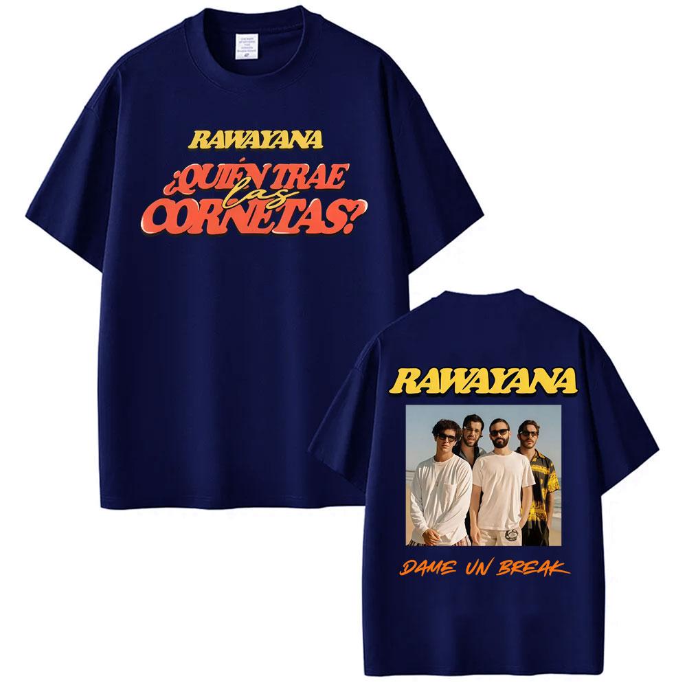Rawayana Quin Trae Las Cornetas World Tour Tshirts Unisex Women Harajuku Fashion Oversized T Shirt Casual ONeck Cotton Tshirt