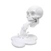 Window Sill Skull Decoration 3D Printed Water Flow Ornament, Creative Statue with Eco-friendly Desk Ornament Stable Base, Compact Gothic Decoration,