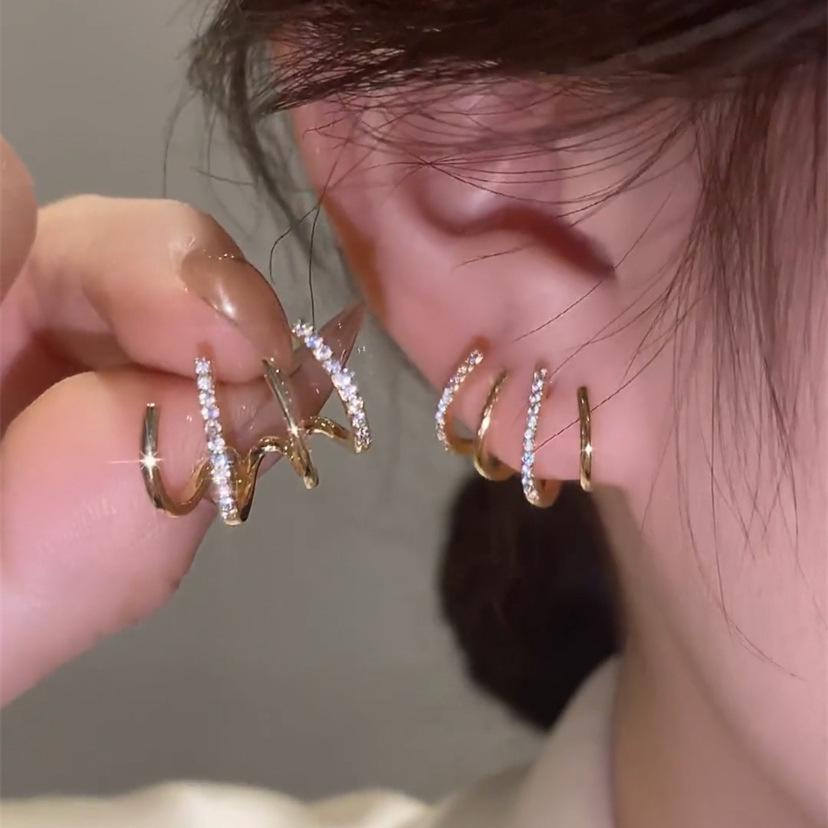 High-End 925 Sterling Silver Pearl Zirconia Earrings for Women - Cool Forest Style