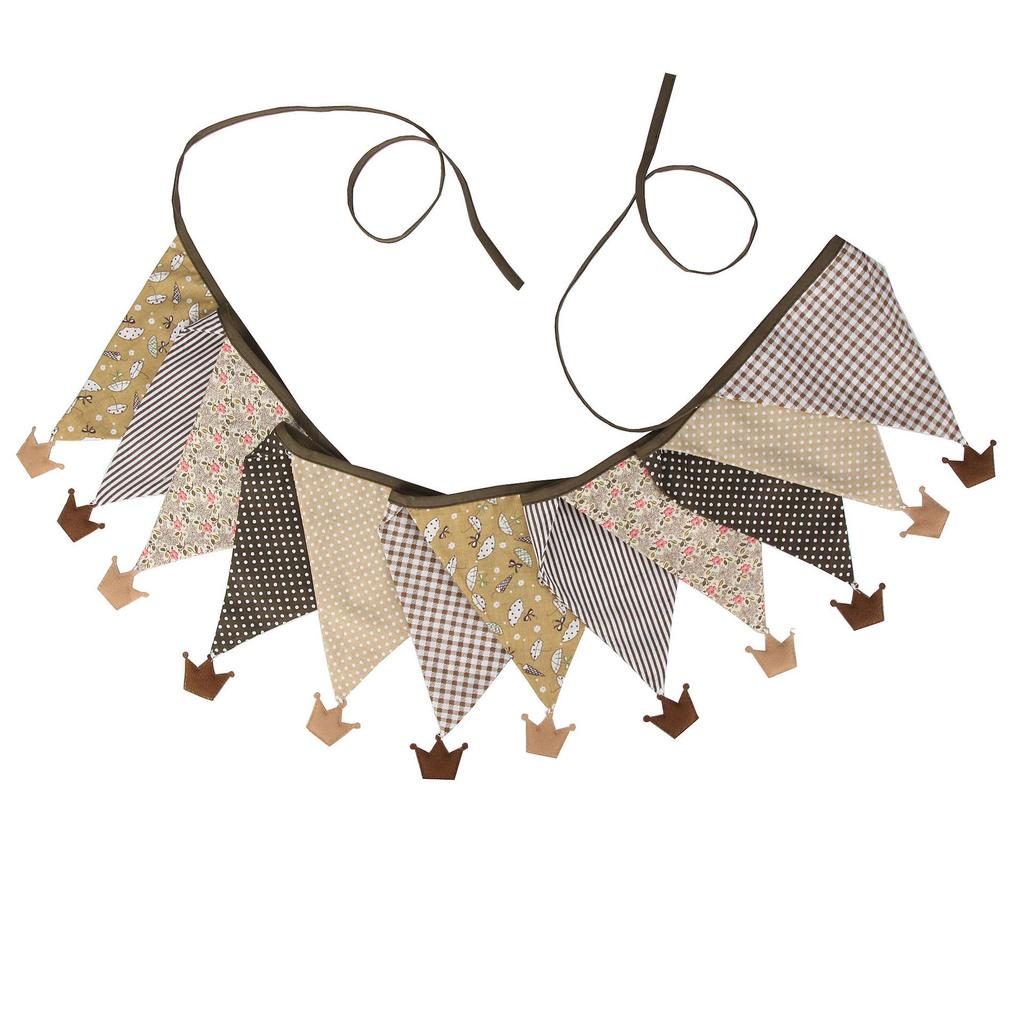 Nordic Style Cotton Triangle Banner - Tent, Wedding, Kindergarten Decoration