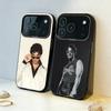 Joe J-Jonas Singer Phone Case For iPhone17,16,15,14,13,12,11,Pro,MAX Gray Matte Silicone Black Cover