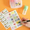Adorable Kids' Name Stickers - Handwritten Self-Adhesive Labels for Stationery & Books