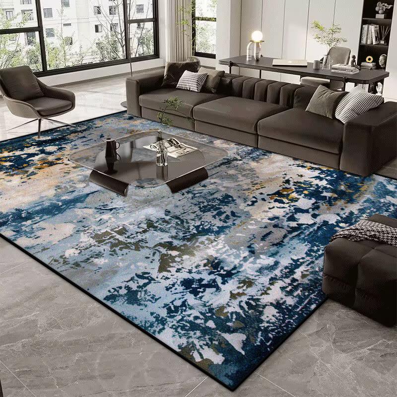 Modern Decorative Flannel Carpet Living Room Decoration Luxury Nordic Decor Home Large Area Mat Washable Bedroom Rug Office