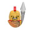 Medieval Military War Soldier Doll Building Block Spartan Soldier Crusader Roman Knight Weapon Sword Helmet Children's Toy Gifts