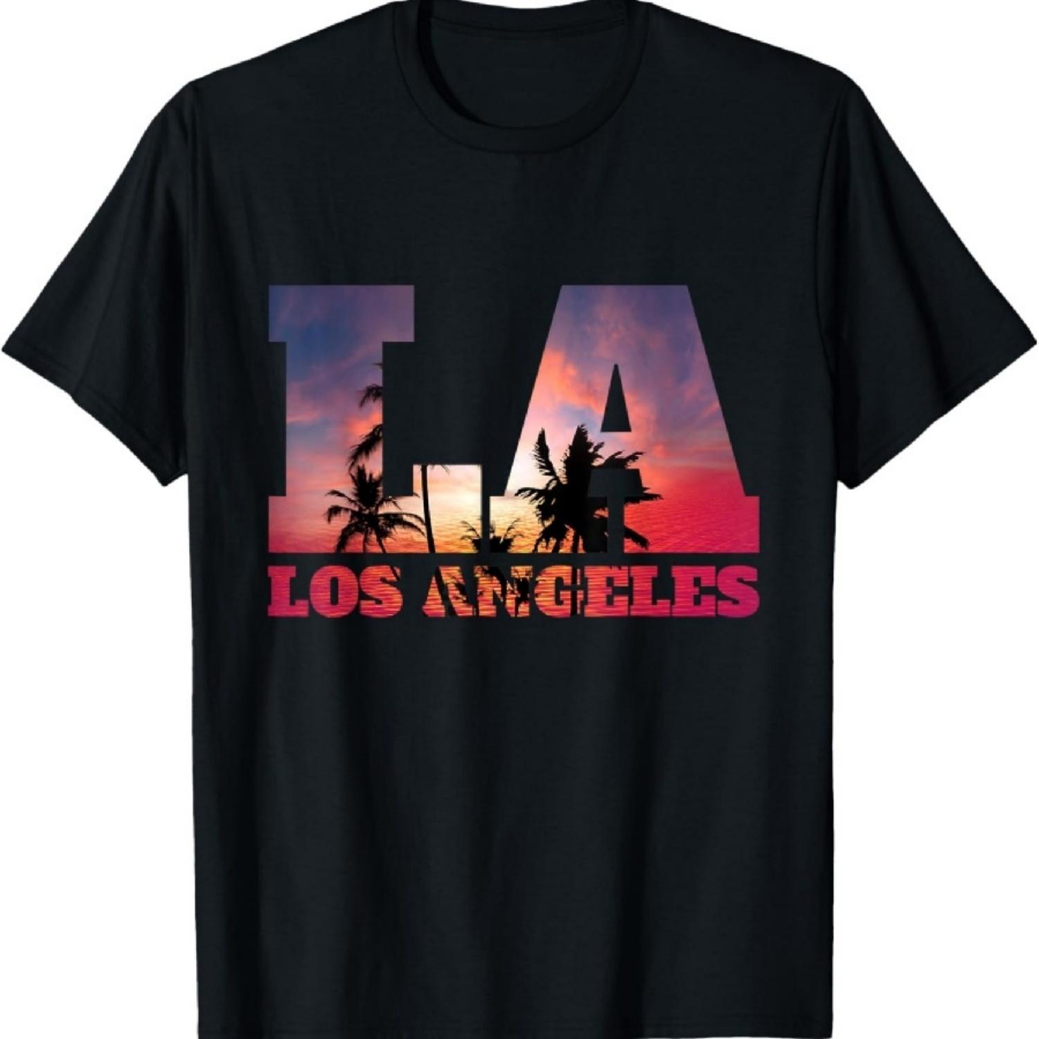 

Los Angeles LA California Gift T-Shirt2 XXXXXL чорний