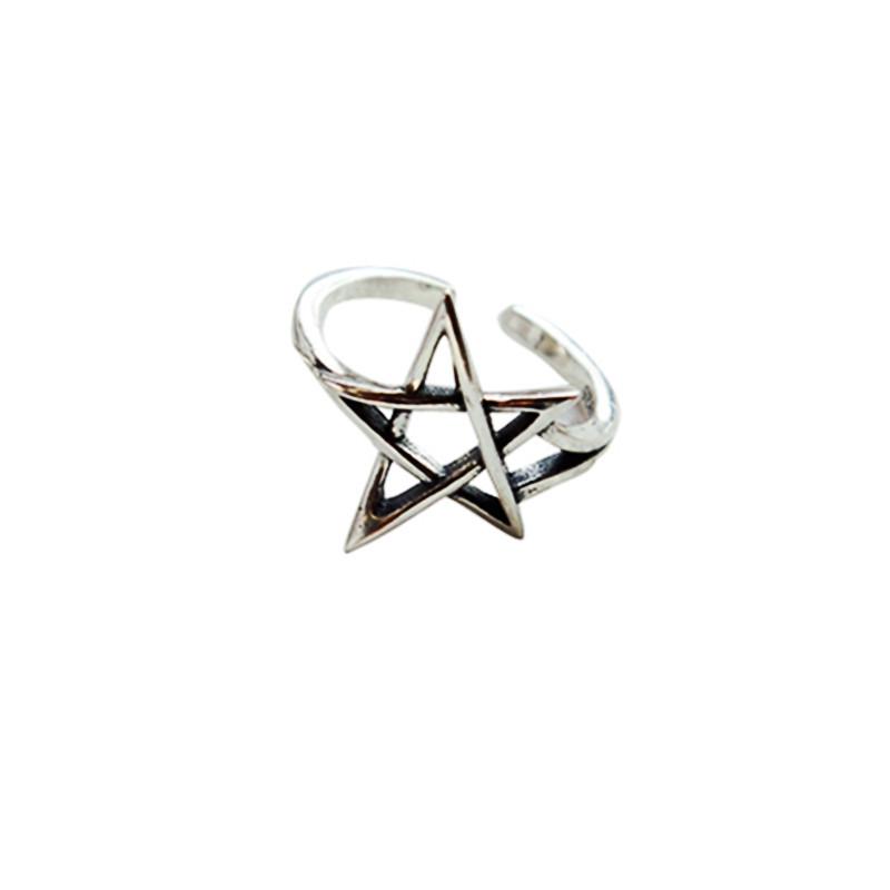 925 Sterling Silver Retro Stars Women's Ring Wedding Engagement Luxury Designer Jewelry Christmas GaaBou Jewellery