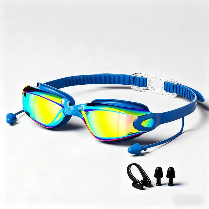 Junwen High-Definition Electroplated Swimming Goggles
