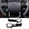 Black Steering Wheel Button Frame Trim Cover For Toyota Tundra/Tacoma 16-23
