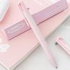 1pcs Triangular Multi-color Pen, Planwith Sign Series 3 Colors 0.5mm Point Gel Pen Multifunctional Liner Marker School