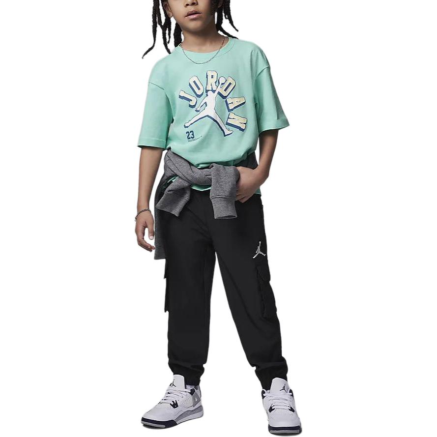 Jordan Varsity Jumpman T Shirt Rising Emerald Green Kids' FV2531-323