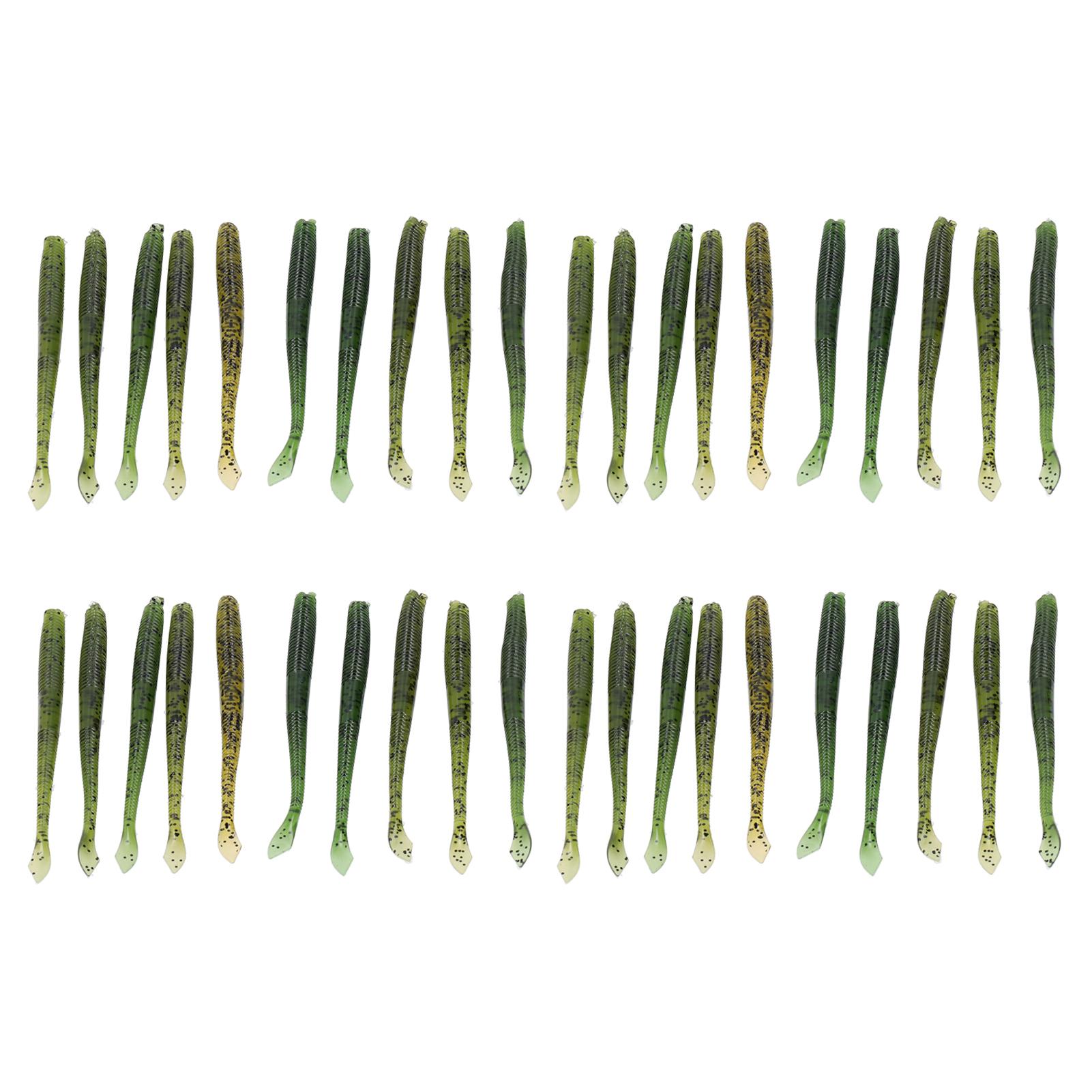 

4Set Artificial Simulation Soft Silicone Earthworm Shape Lure Bait Fishing Accessory 2#