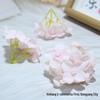 9-köpfige kleine Hortensien-Simulation für Foto-Requisiten und Hanfu-Bastelarbeiten