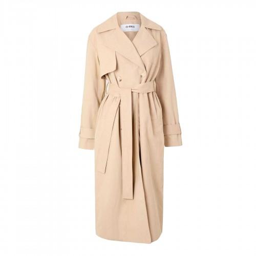 4th & Reckless Womens/Ladies Lapel Collar Trench Coat