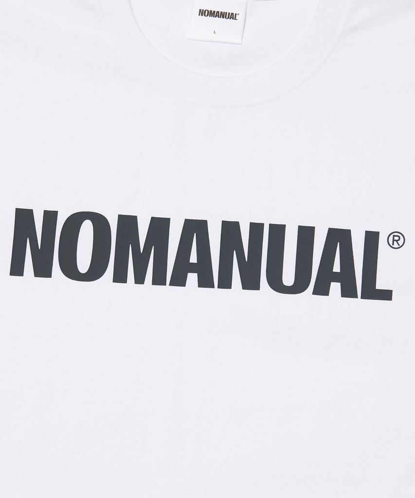 Nomaenyueol Nm Text Logo T-Shirt - White