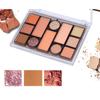 Fit Colors 12 Color Face Makeup Powder Ducky Light Pearl Light Color Cosmetic Browsefish Powder Eye Shadow Plate