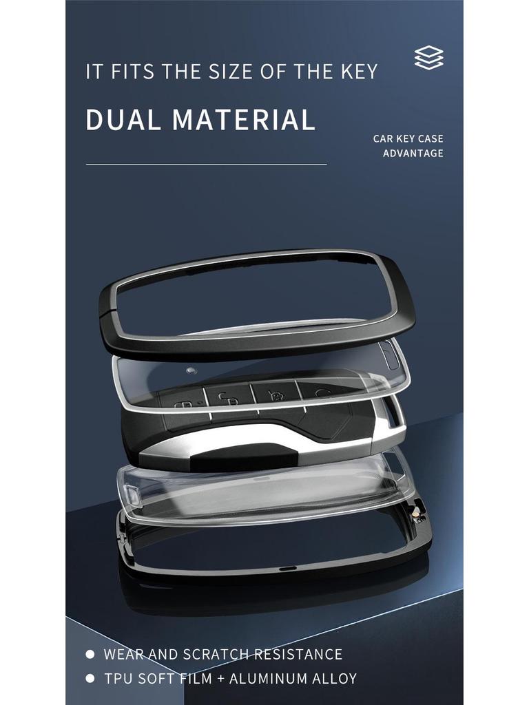 BYD Key Case for Tang DM/MAX, Song Pro, Qin PLUS, Yuan - Full Wrap Car Shell Buckle for Cross-Border E-Commerce