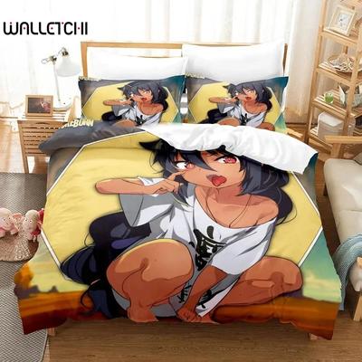 Anime Great Jahy Nie Zostanie Pokonana Zestaw Pościeli Poszwa na Kołdrę Zestaw do Łóżka Poszwa na Kołdrę Poszewka Kołdra Rozmiar King Queen Chłopcy Dorośli