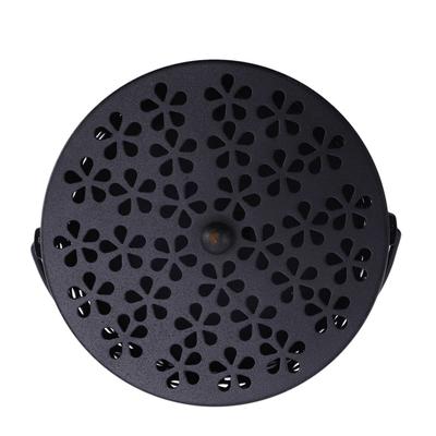 ABWR-Nordic Retro Metal Hollow Floral Mosquito Coil Holder Garden Burner Mosquito Repellent Box