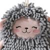 Puff Ball Hand Towel Absorbent Cartoon Animal Hand Towel Quick Drying Washcloth For Bathroom Kitchen Travel Hotel Dormitory