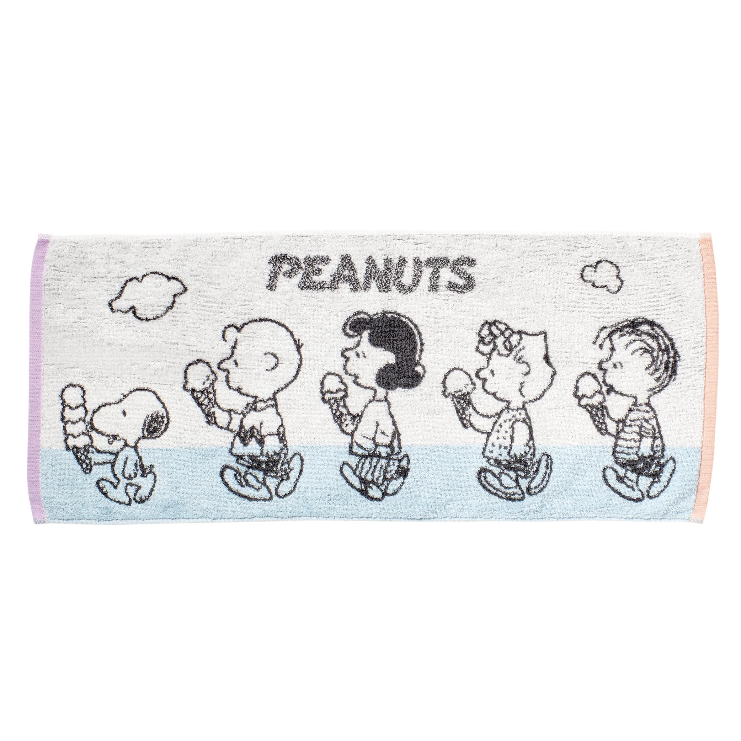 

Nishikawa Snoopy Face Мороженое Сделано в PN5605TW Полотенце, 34x80см, Стирается, 100% Хлопок, Дизайн, Япония, Имабари, Белый, XT25136611, белый