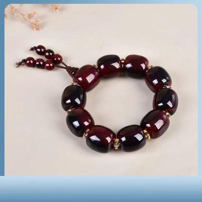 Pulseira 20mm Estilo Chifre de Boi Sintético Joia de Moda Masculina Feita à Mão Presente