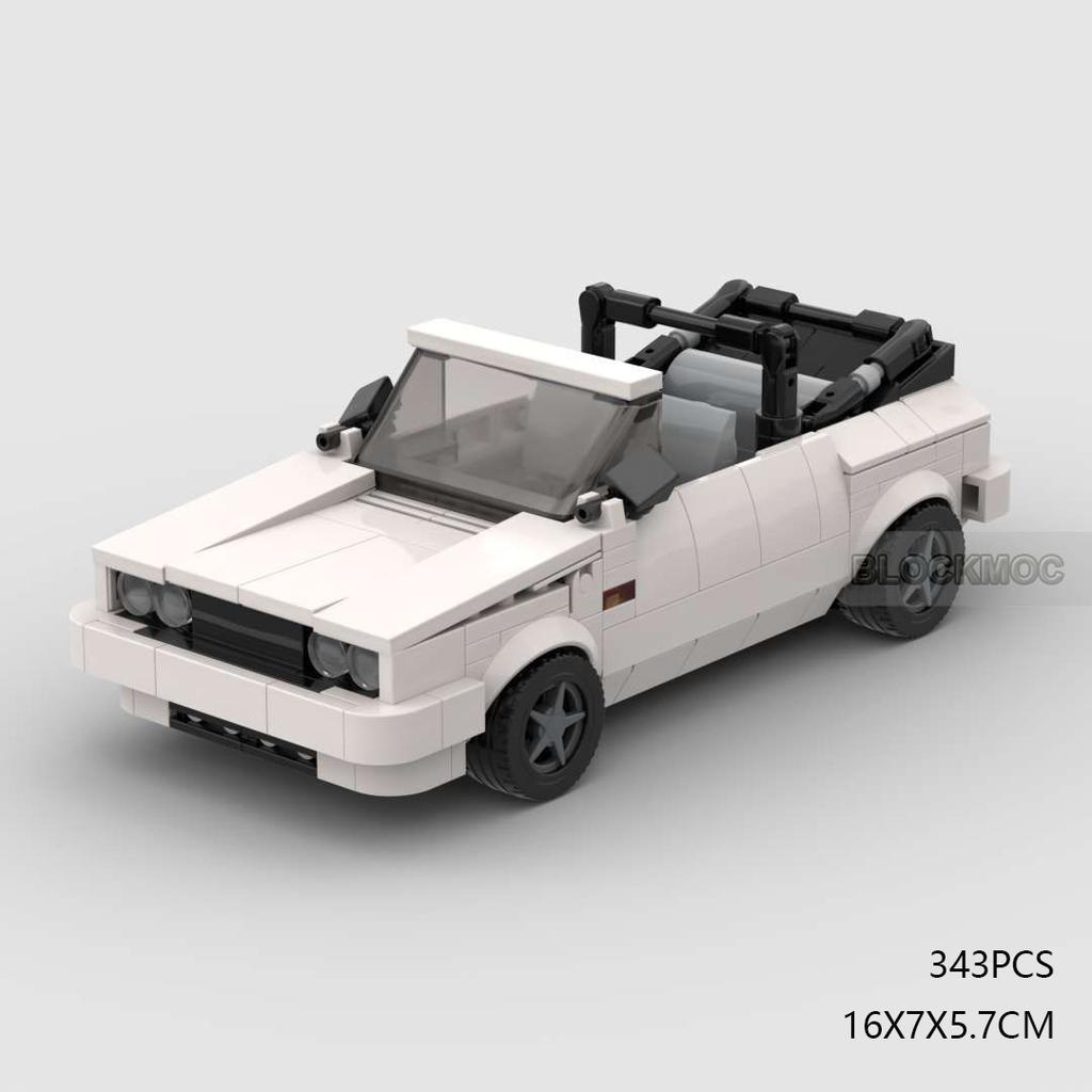 MOC MK1 T1 Cabriolet Station Wagon Sports Vehicle SUV Car Building Blocks Brick Racing Creative Supercar Kids Toys Gift