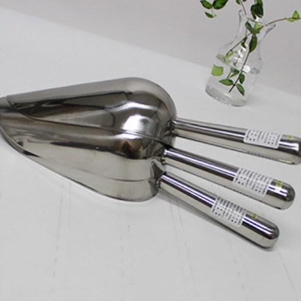 Horeka Stainless Steel Ice Scoop 360ml, 1 Piece, 1 Piece, Korean Popular Tableware