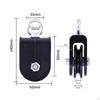 Bearing Pulley Wheel Replacement Roller Sturdy Rotatable Portable LAT Pull Down Workout