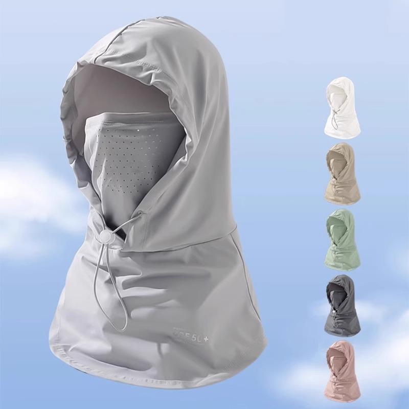 Women s Breathable Ice Silk Sun Hat with Face Guard & Neck Protection