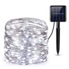 Waterproof Outdoor Solar Box Copper Wire Led Lamp String Light Solar Powered Christmas Fairy String Lights