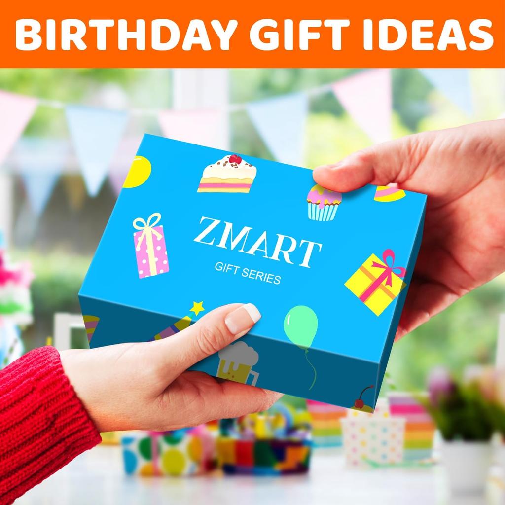 Zmart Birthday Gift Ideas for Teens - Birthday Socks for 13-19 Year Old Boys Girls 2 Pack