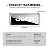Car Trunk Body Sticker Aluminum Alloy Emblem Auto Stickers For Jeep Compass Renegade Cherokee Wrangler JK Patriot Liberty