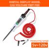 6V-90V DC Car Truck Voltage Circuit Tester Digital Display Long Probe Pen Light Bulb Automobile Diagnostic Tools Auto Repair