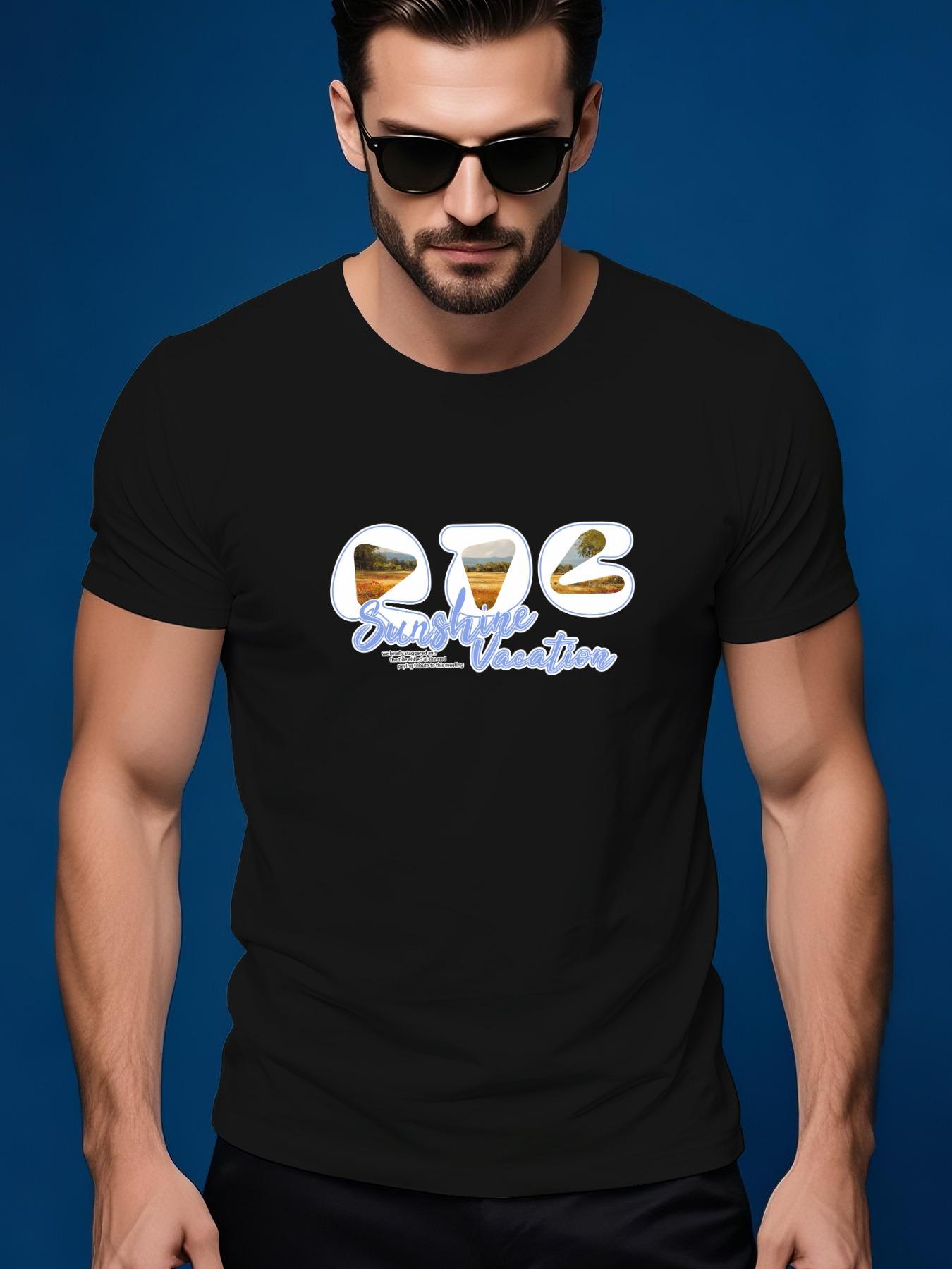 Summer Casual Crew Neck Tshirt - Everyday is a New Begin... S