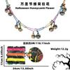 Cheerful Halloween Themed Hanging Decorations With Colorful Pumpkin Ghost Bat And Spider Designs