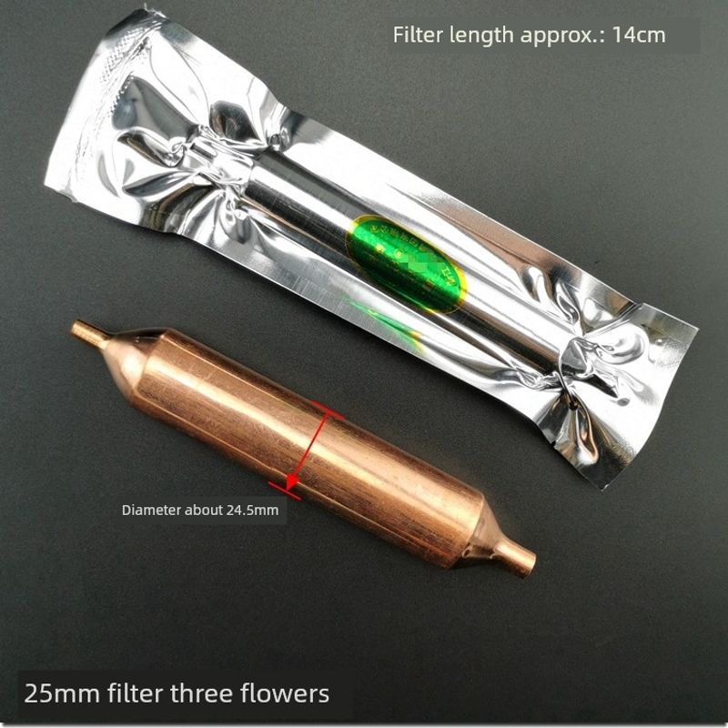 

Drying Filter Refrigerator Freezer Single and Double Tail Hole Head 600A/R290a Neutral Water Absorption Repair Deicing Plug