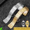 Correa de acero fino para reloj Casio correa de muñeca de acero a158 / a159 / A168 /a169 /b650 /aq230/ 700 serie de relojes pequeños dorados Correa de 18 mm